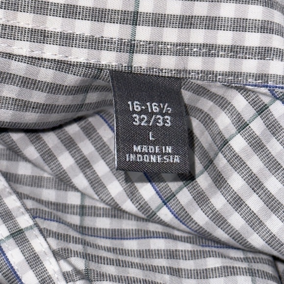 MICHAEL KORS Men’s Plaid Dress Shirt - Picture 10 of 11